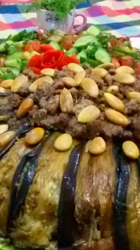 طريقة عمل مقلوبة الباتنجان الأصلية خطوة بخطوة